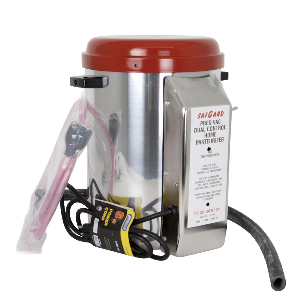 SafGard P3000 Dual-Temperature Milk Pasteurizer – 2 Gallon