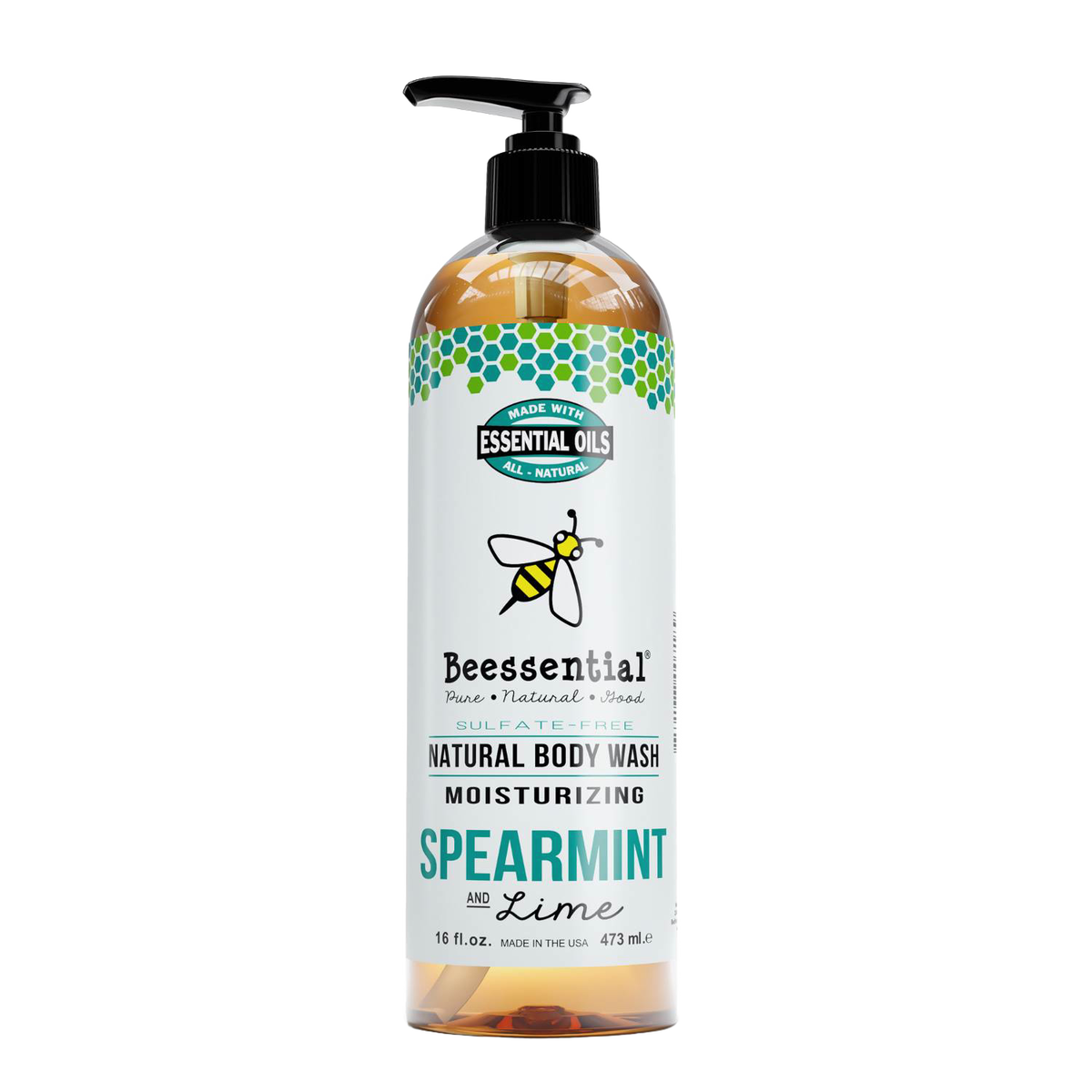 Beessential Natural Body Wash - 16 oz