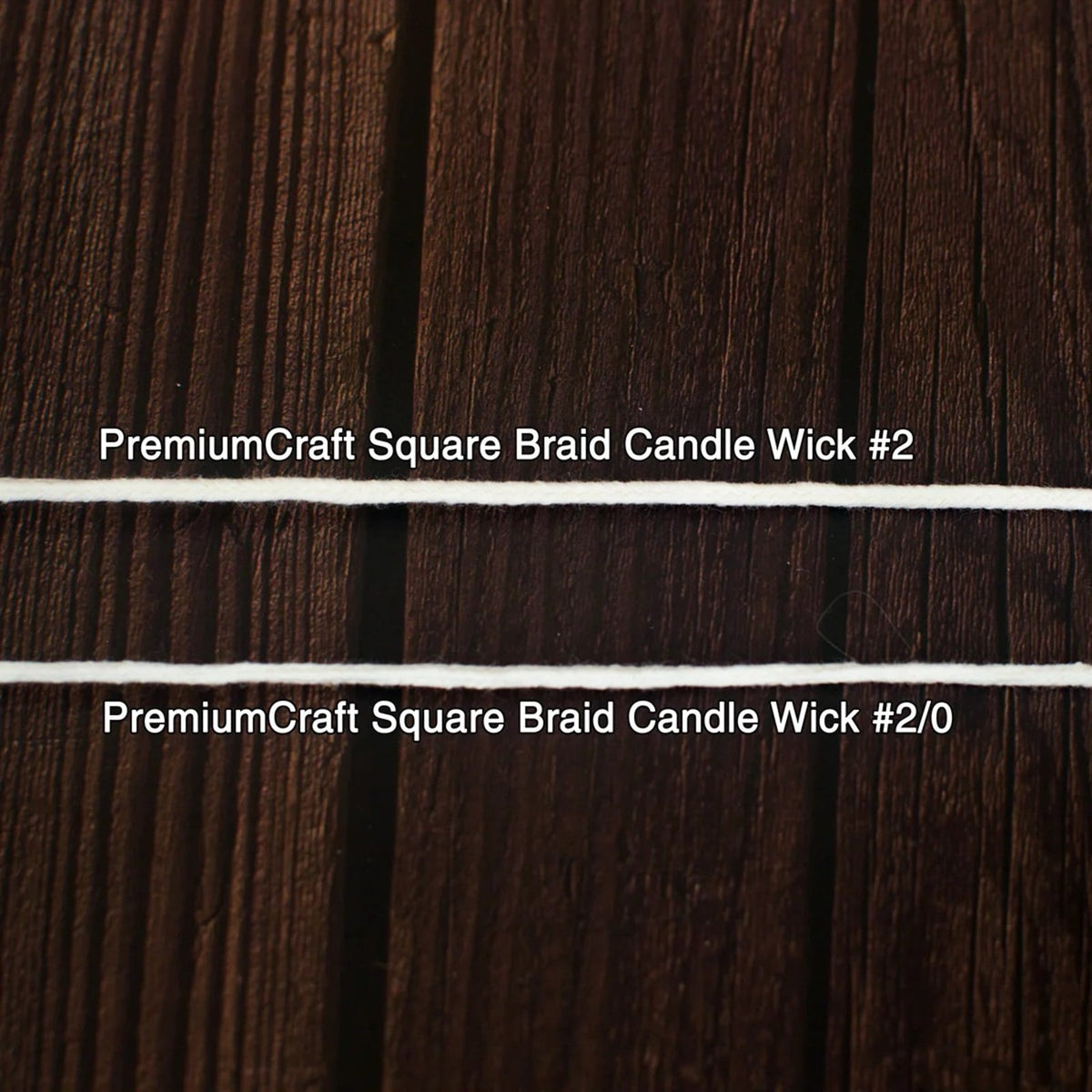 Square Braided Candle Wicking - #2