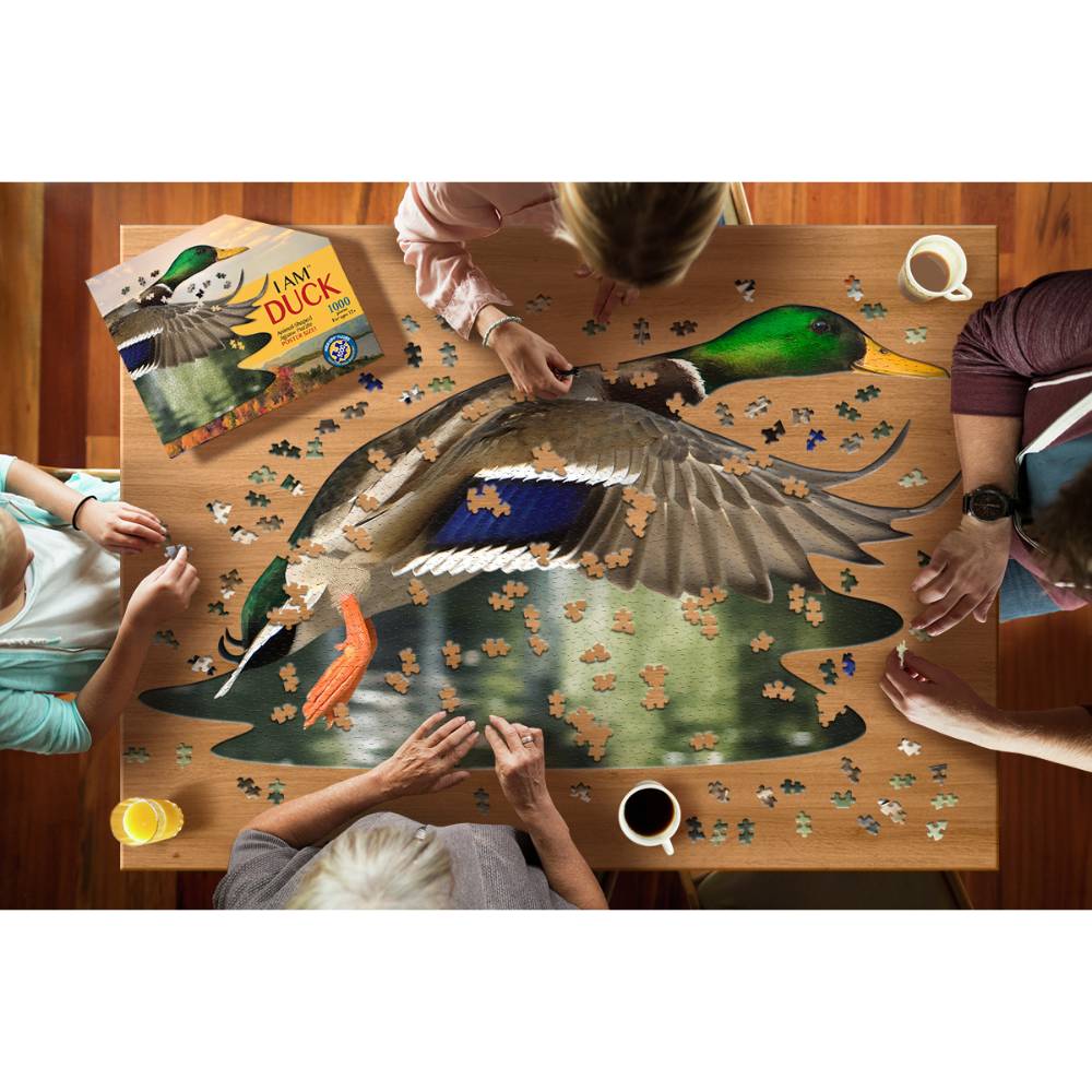 Shaped Jigsaw Puzzle - Duck - 1000pcs
