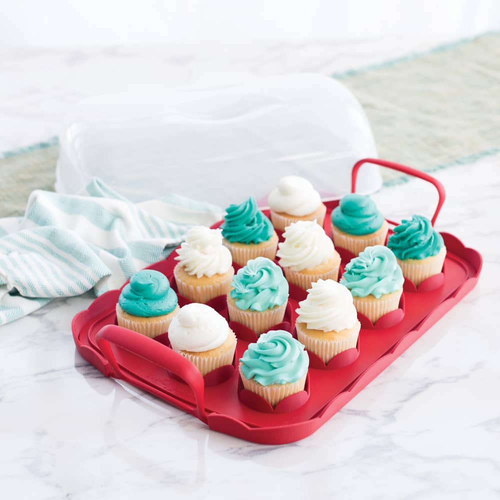Reversible Cake and Cupcake Carrier