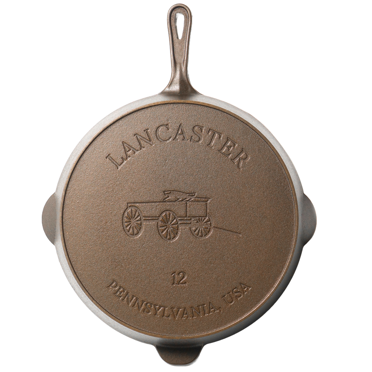 Lancaster No. 12 Cast Iron Skillet - 13-3/8"