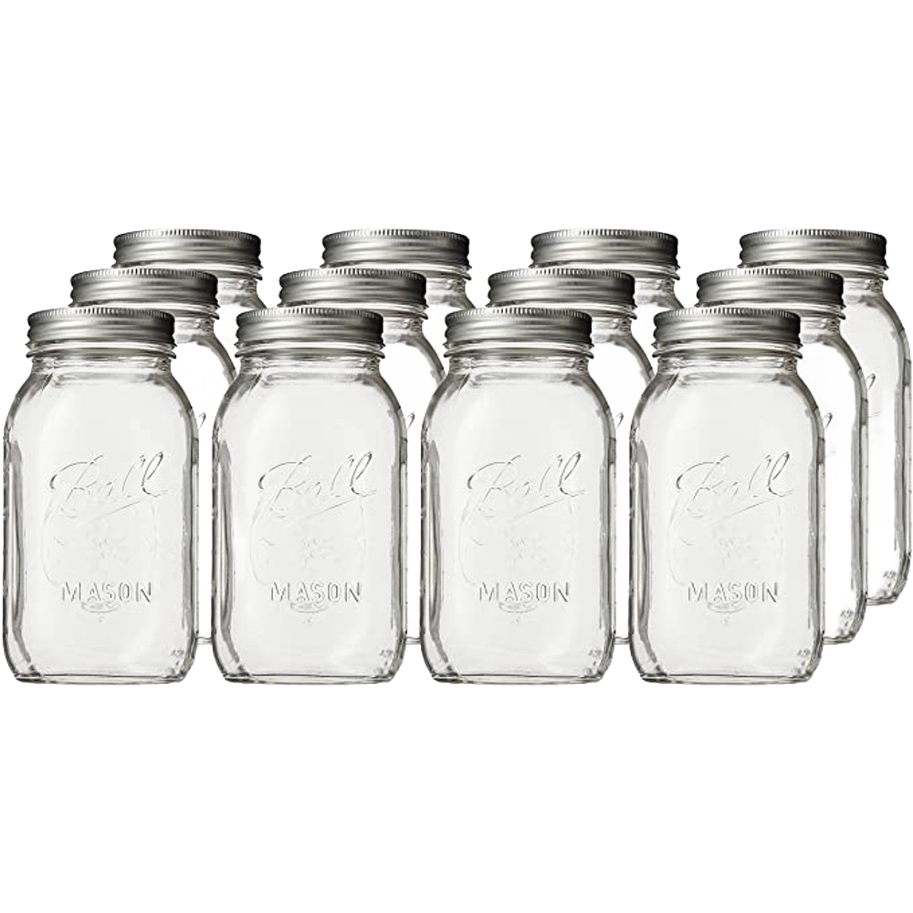 Ball Regular-Mouth Canning Jars (12)