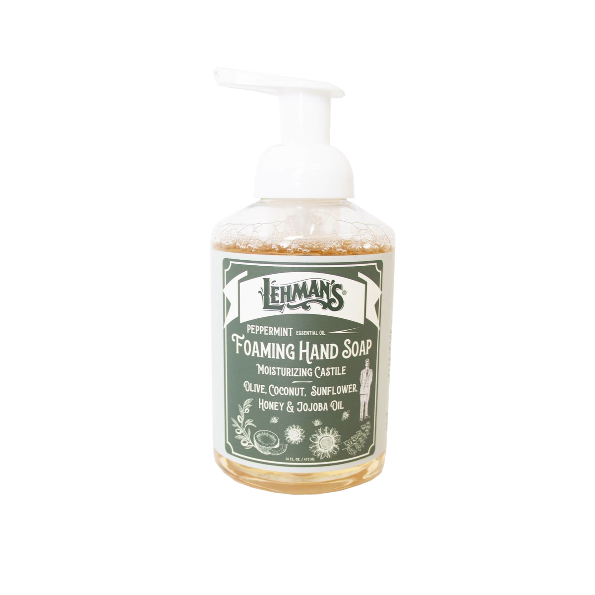 Lehman's Castile Moisturizing Foaming Hand Soap - 16 fl oz