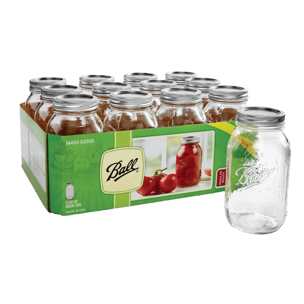 Ball Regular-Mouth Canning Jars (12)