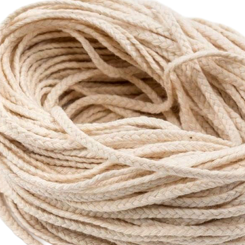 30 Ply Flat-Braid Wicking for Candlemaking