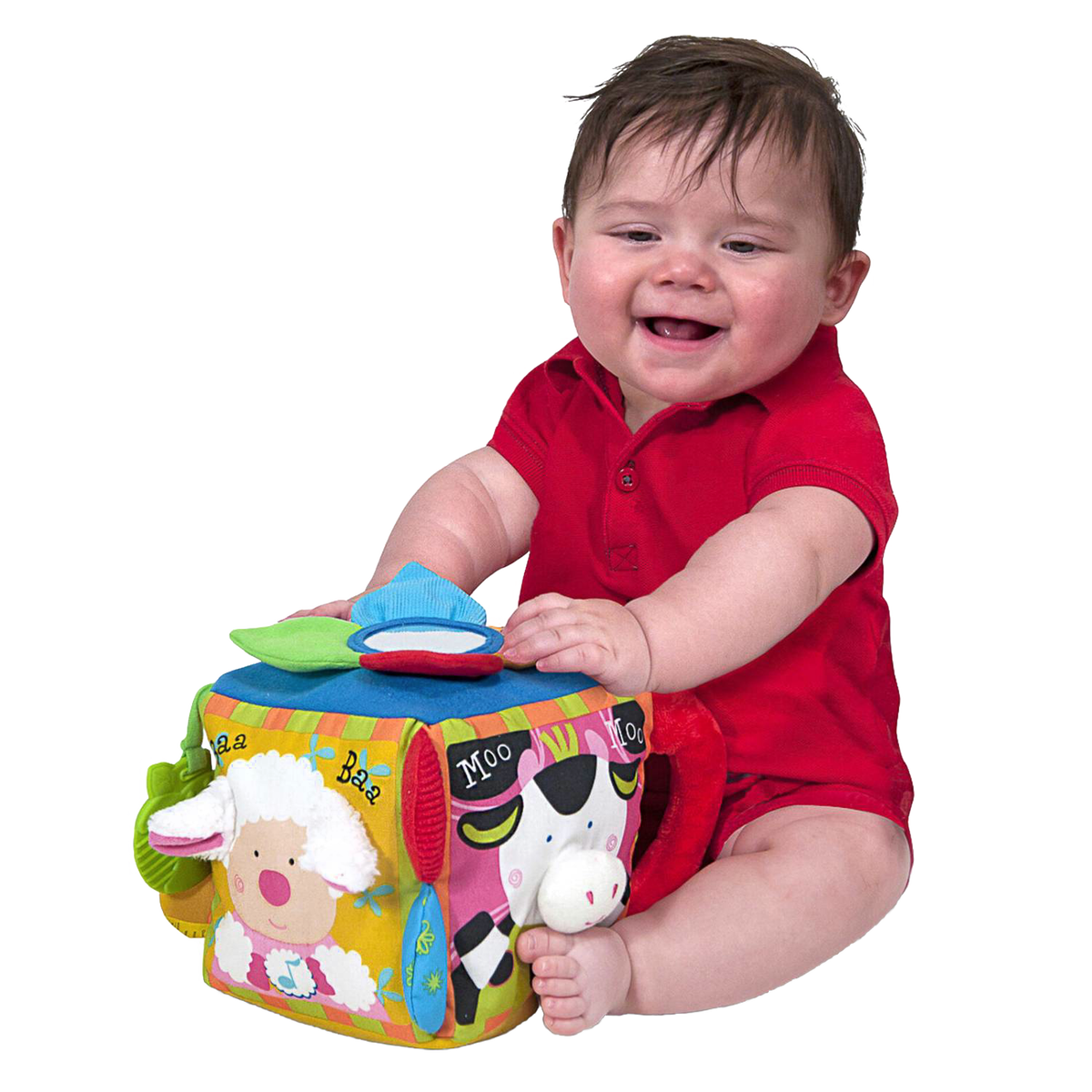 Melissa & Doug Musical Farmyard Cube Learning Toy
