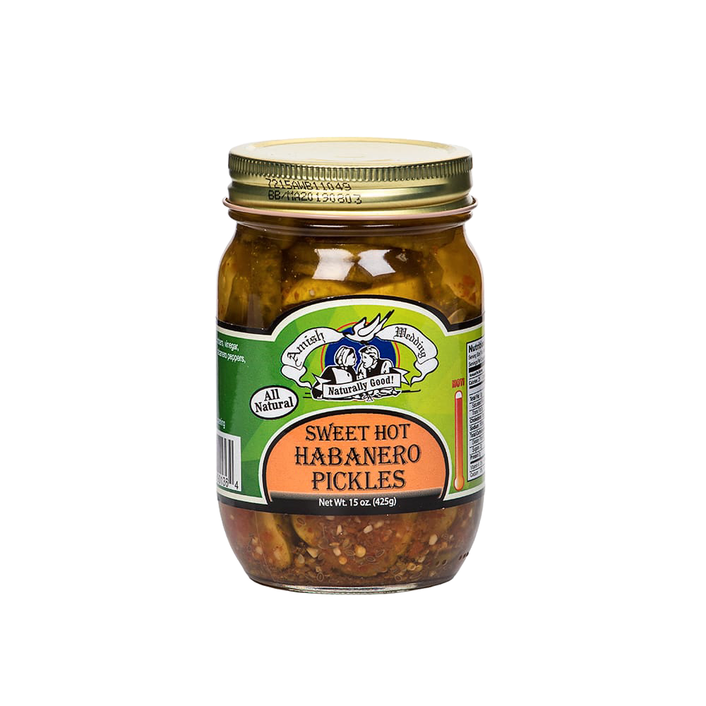 Sweet Hot Habanero Pickles