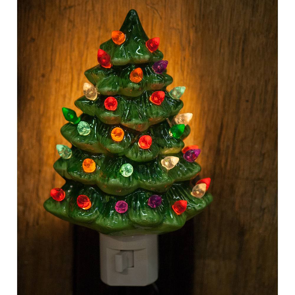 Ceramic Christmas Tree Nightlight