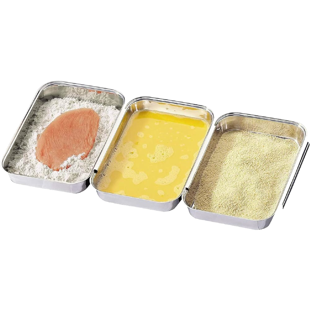 Stainless Steel Breading Pan Set