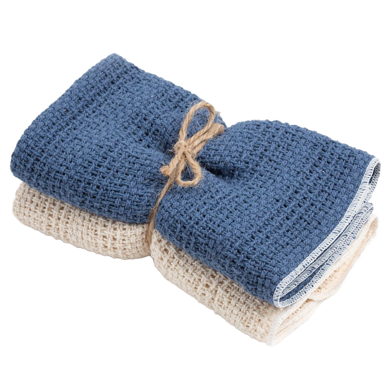 100% Cotton Kitchen Towels - Pack of 2