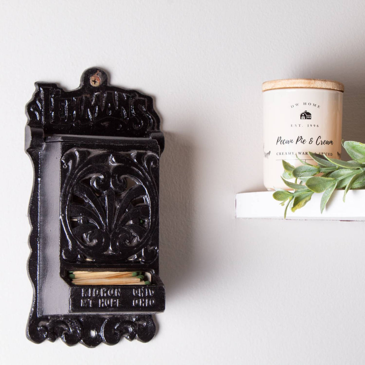 Lehman's Wall-Mounted Matchbox Holder