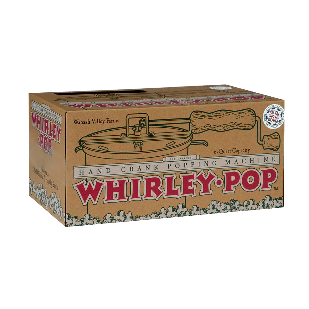 Whirley-Pop 6 Qt Popcorn Popper with Metal Gears