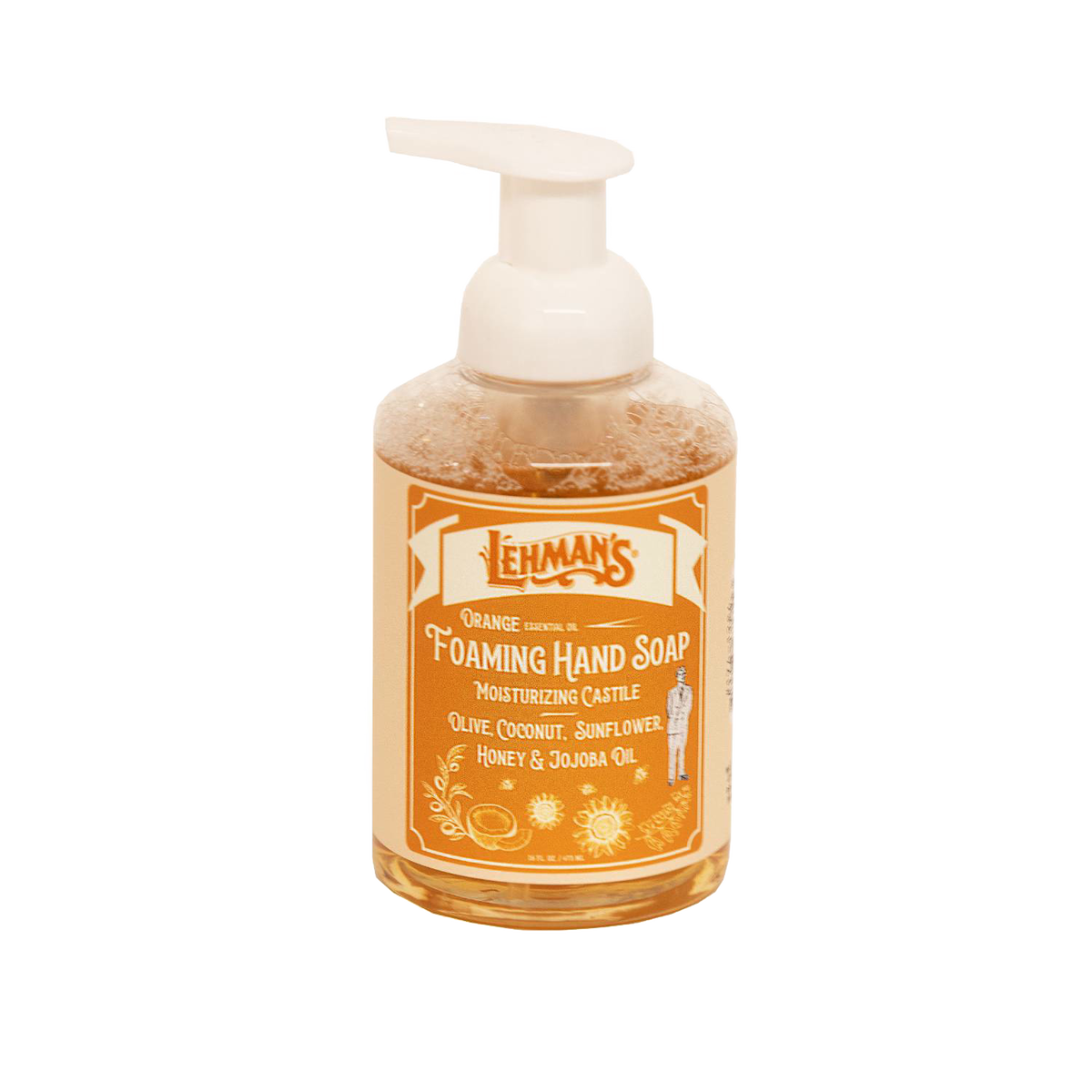 Lehman's Castile Moisturizing Foaming Hand Soap - 16 fl oz