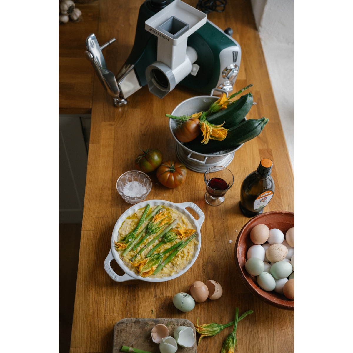 Ankarsrum Vegetable Slicer and Shredder Attachment