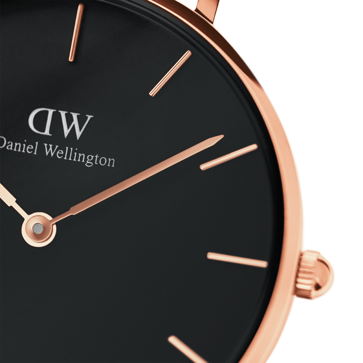 Petite Dover Black Rose Gold