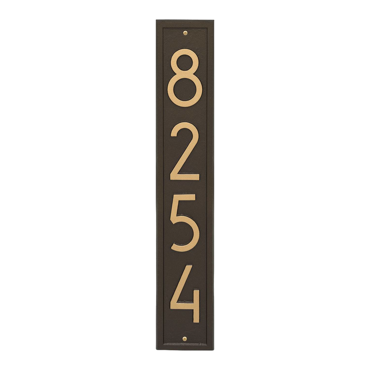 Whitehall Vertical Custom Wall Plaque - Aged Bronze