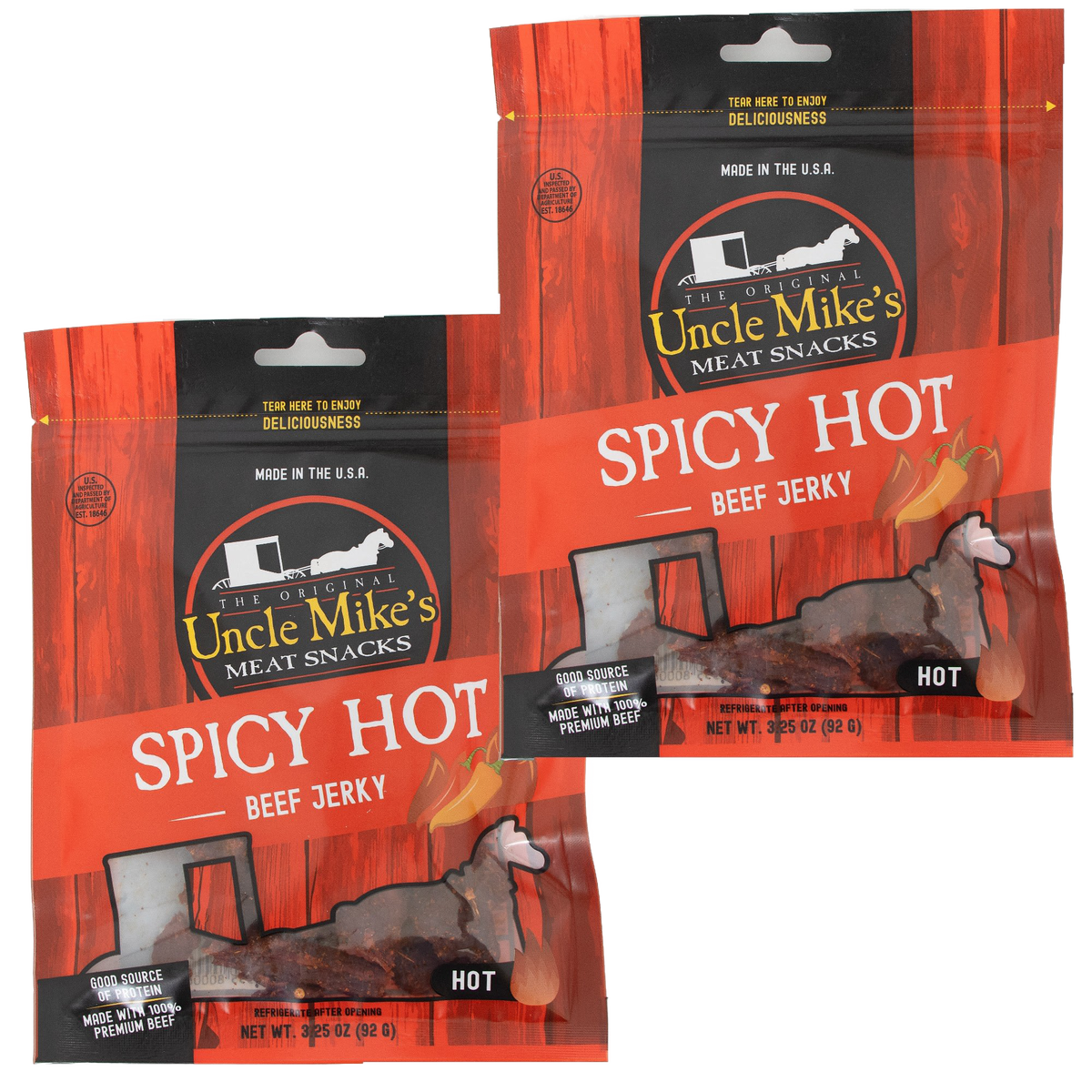 Traditional Beef Jerky - 2 Bags