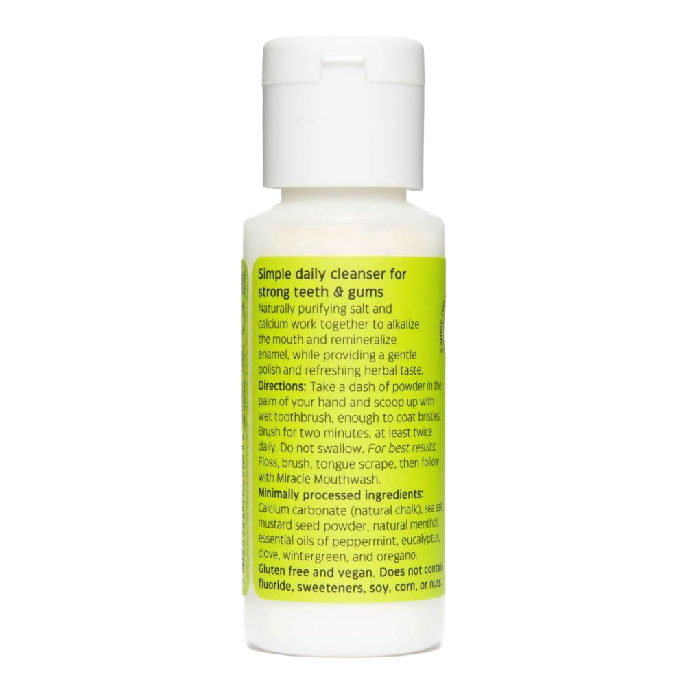 Uncle Harry's Natural Tooth Powder - 2 oz
