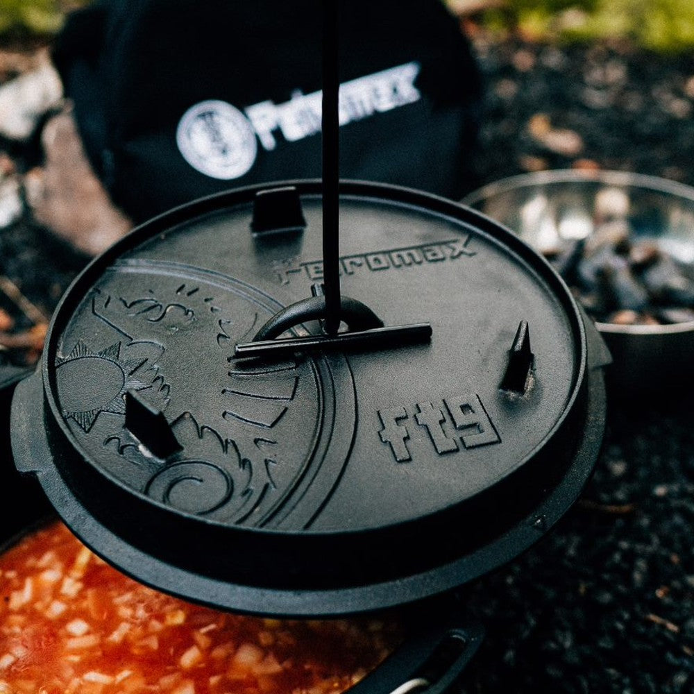 Petromax Cast Iron Dutch Oven with Flat Base