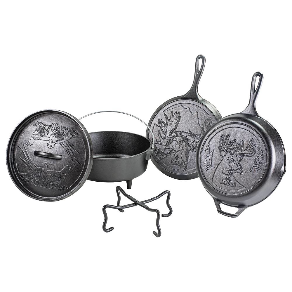 Lodge Cast Iron Wildlife Series 5-Piece Set