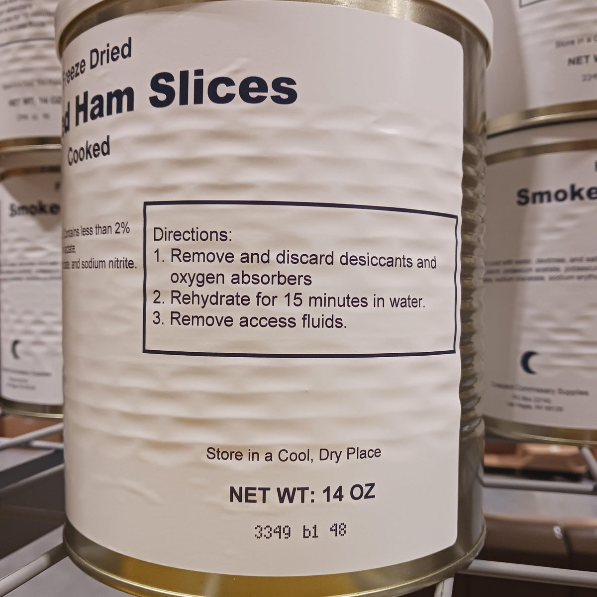 Freeze-Dried Smoked Ham Slices