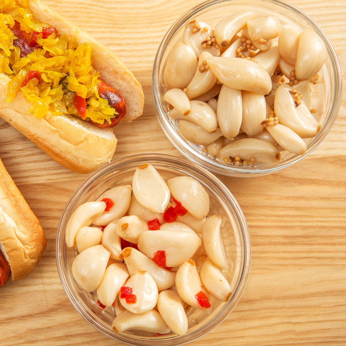 Sweet Pickled Garlic