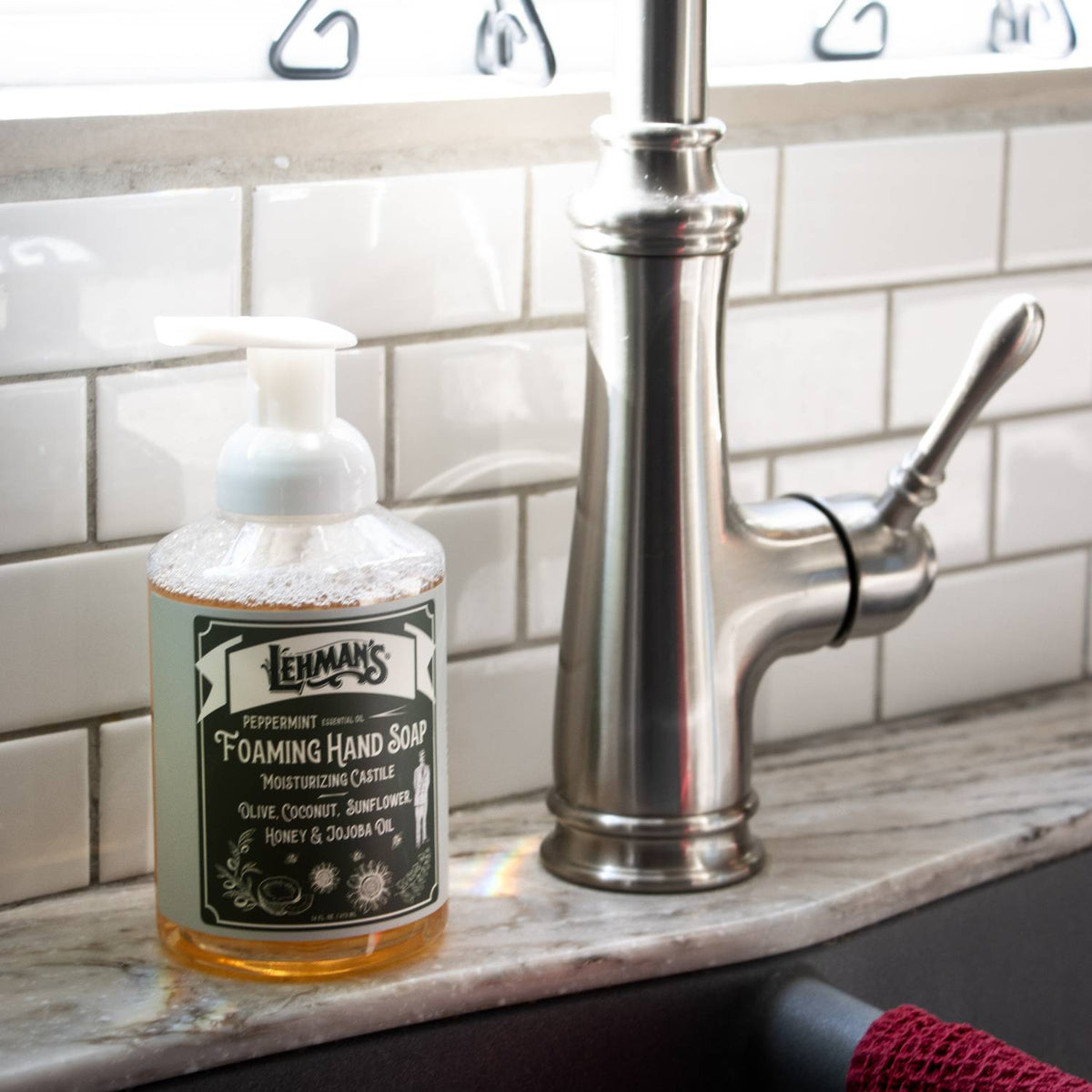 Lehman's Castile Moisturizing Foaming Hand Soap - 16 fl oz