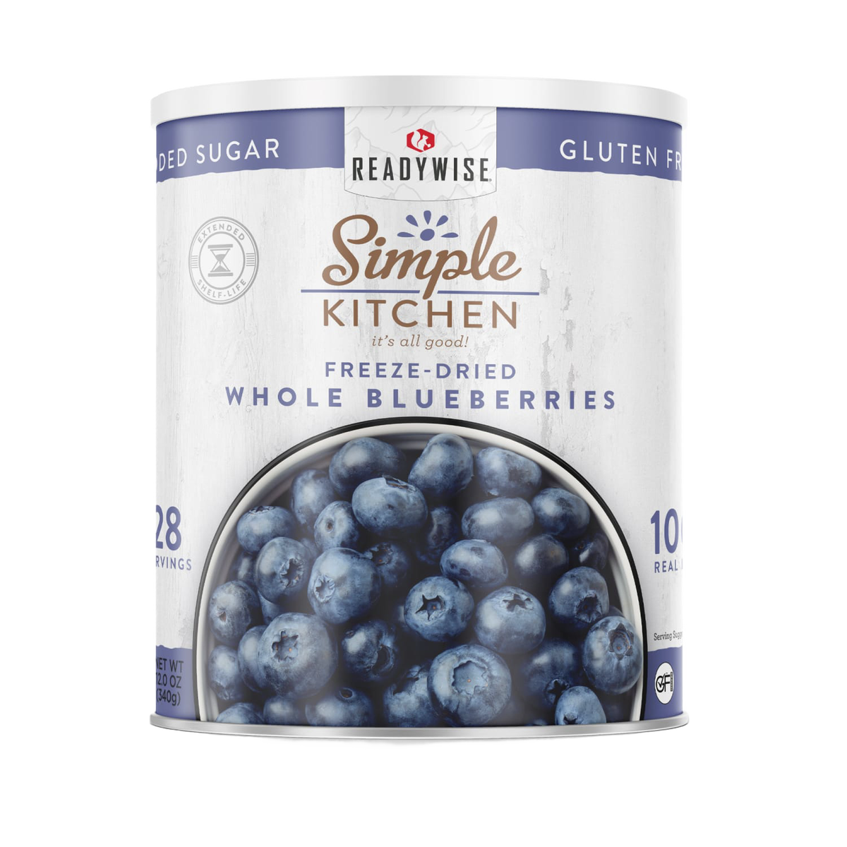ReadyWise Freeze-Dried Blueberries - #10 Can