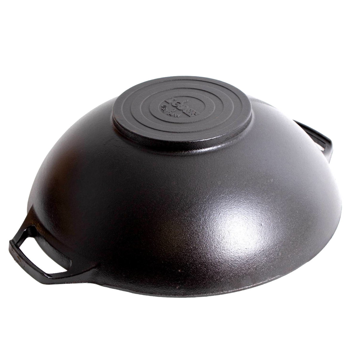 Lodge Cast Iron Wok with Wide Base