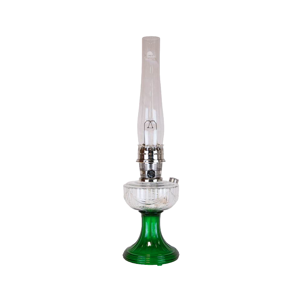 Aladdin Lincoln Drape Oil Lamp with Sunflower Shade