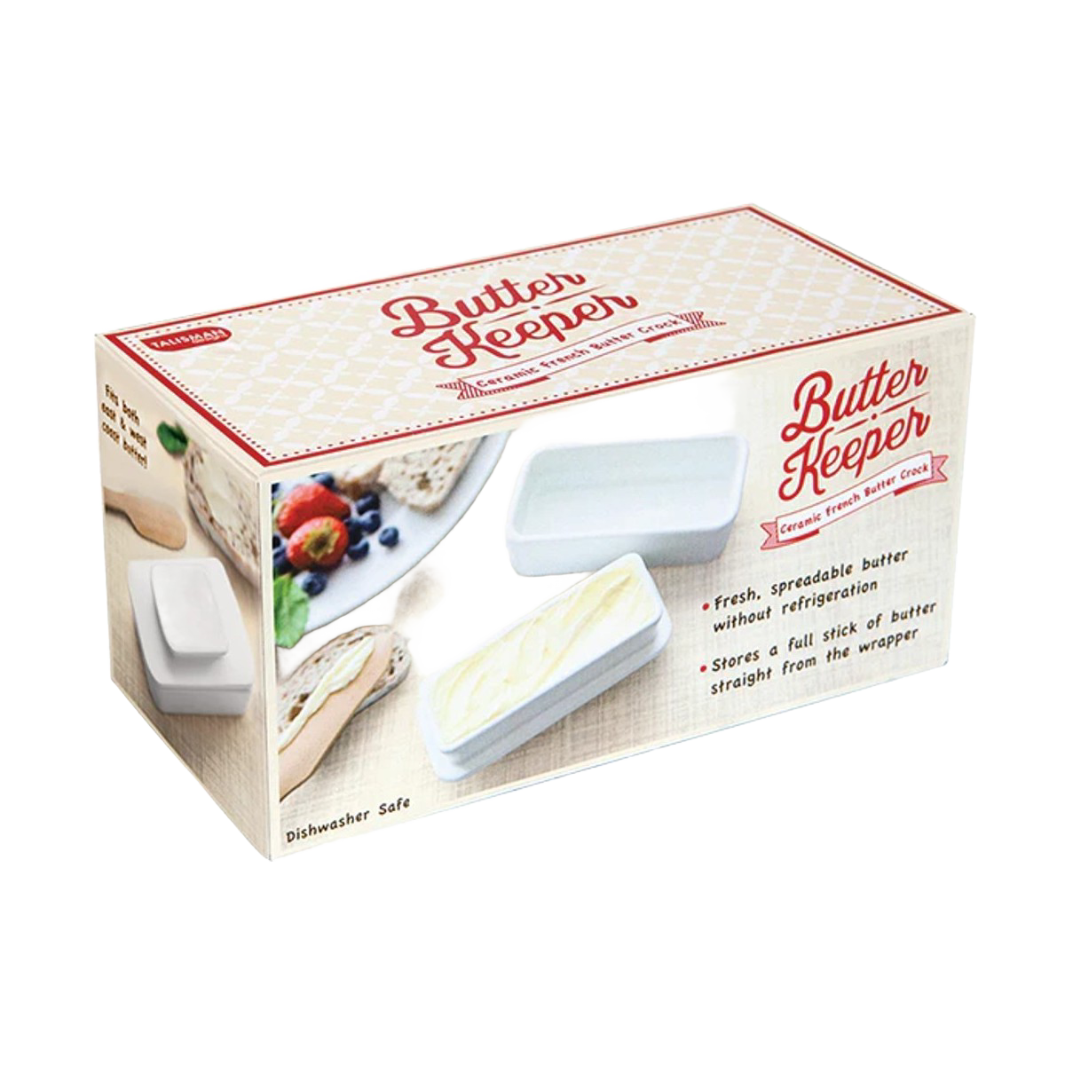 Ceramic Butter Keeper for Full-Stick Butter