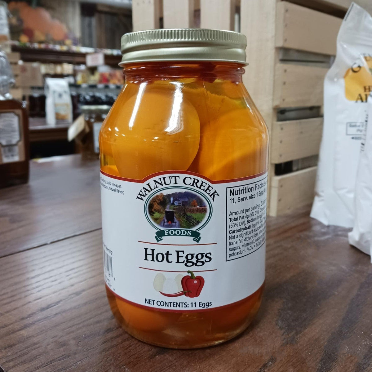 Hot Pickled Eggs - 1 Quart