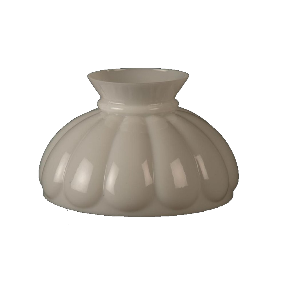 10" Opal Melon Oil Lamp Shade
