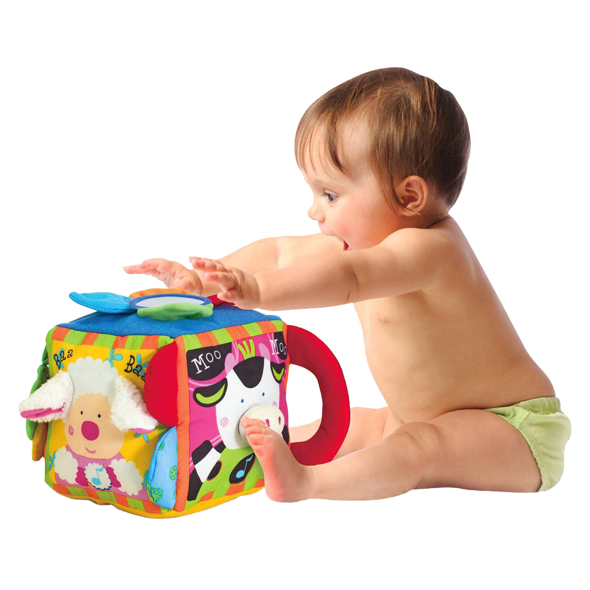 Melissa & Doug Musical Farmyard Cube Learning Toy