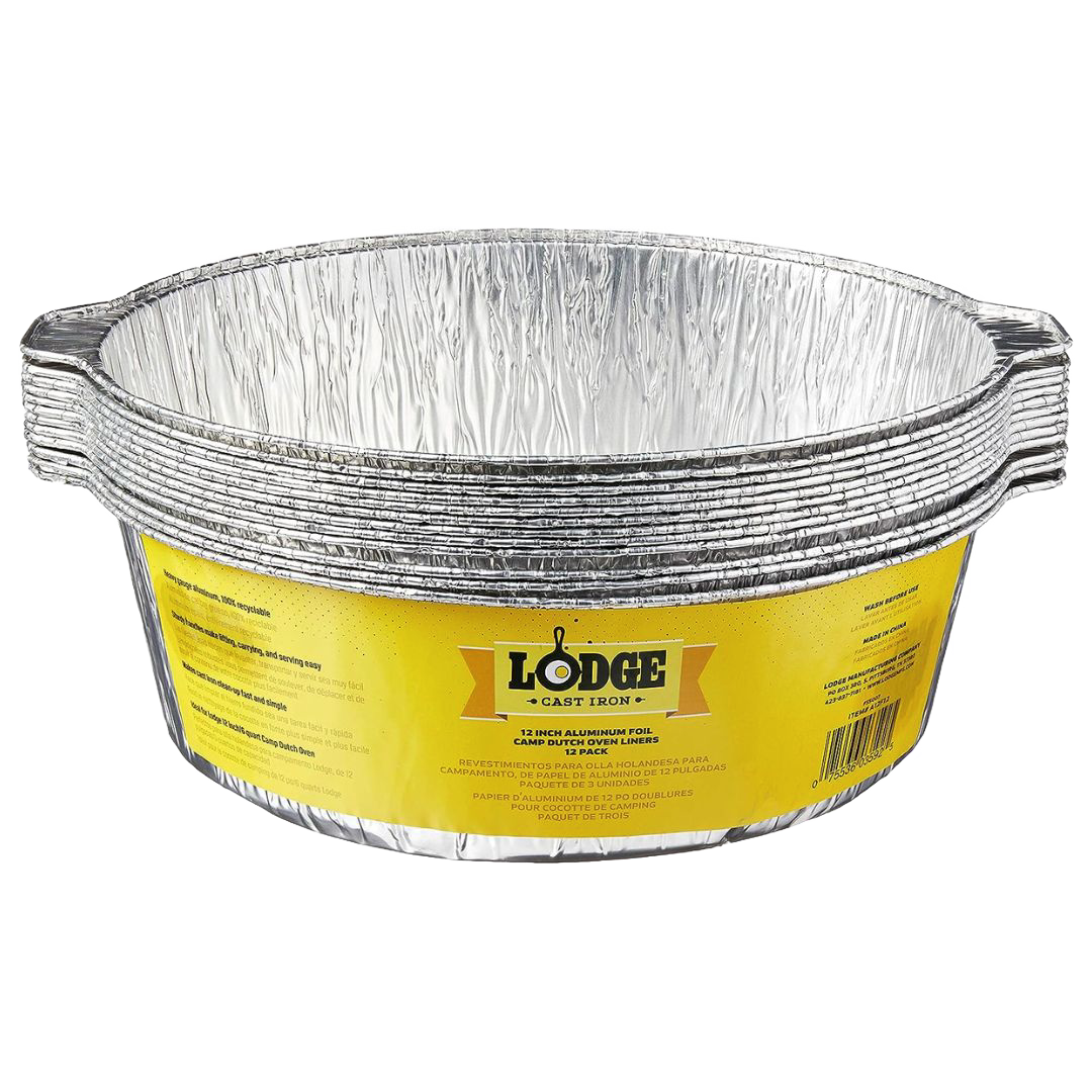 Lodge Camp Dutch Oven 12" Foil Liners - 12pk