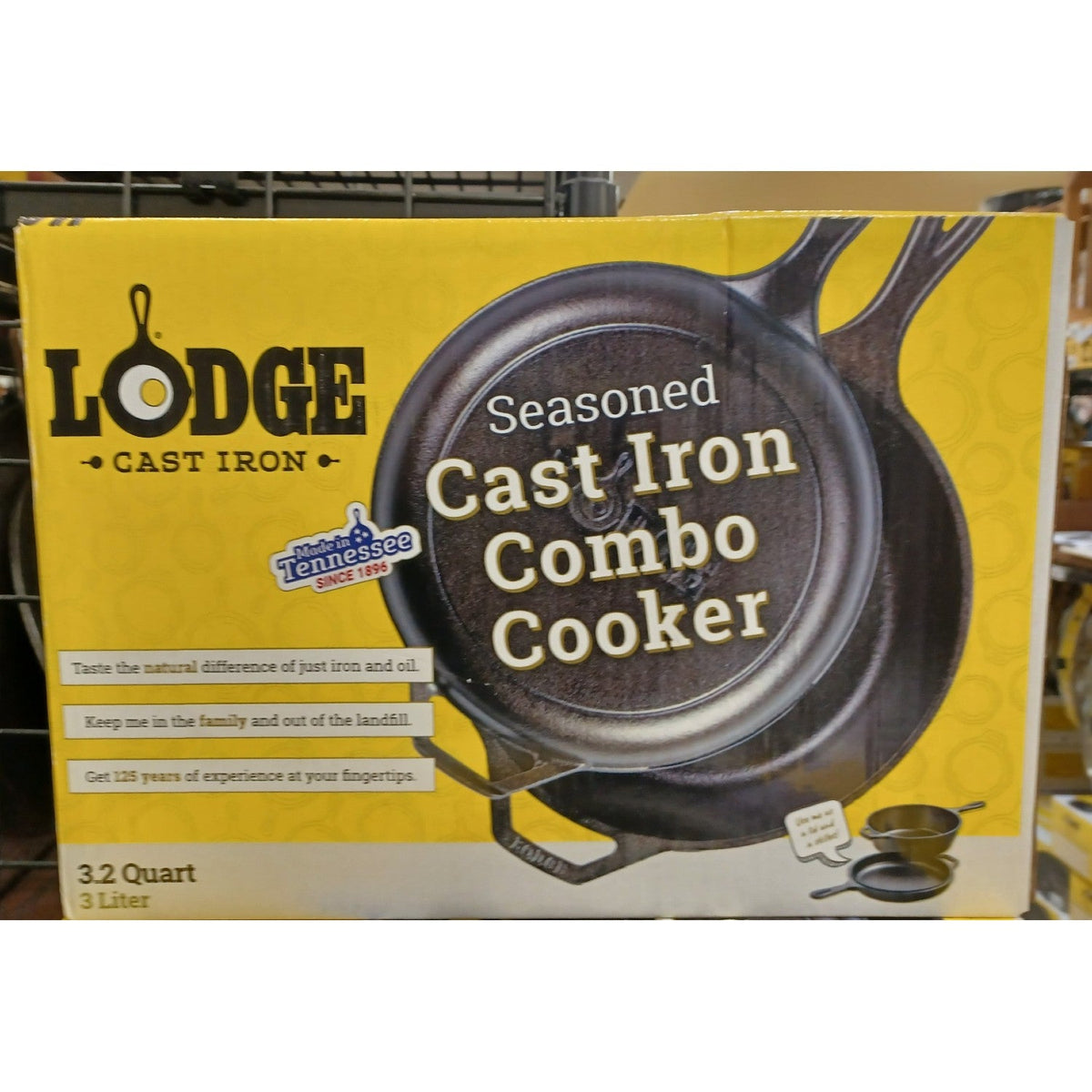 Lodge Cast Iron Combo Cooker