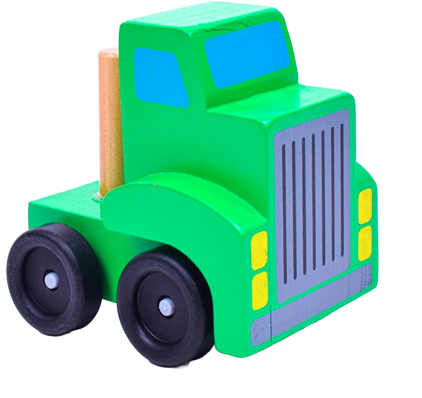 Melissa & Doug Car Carrier Truck Wooden Toy Set