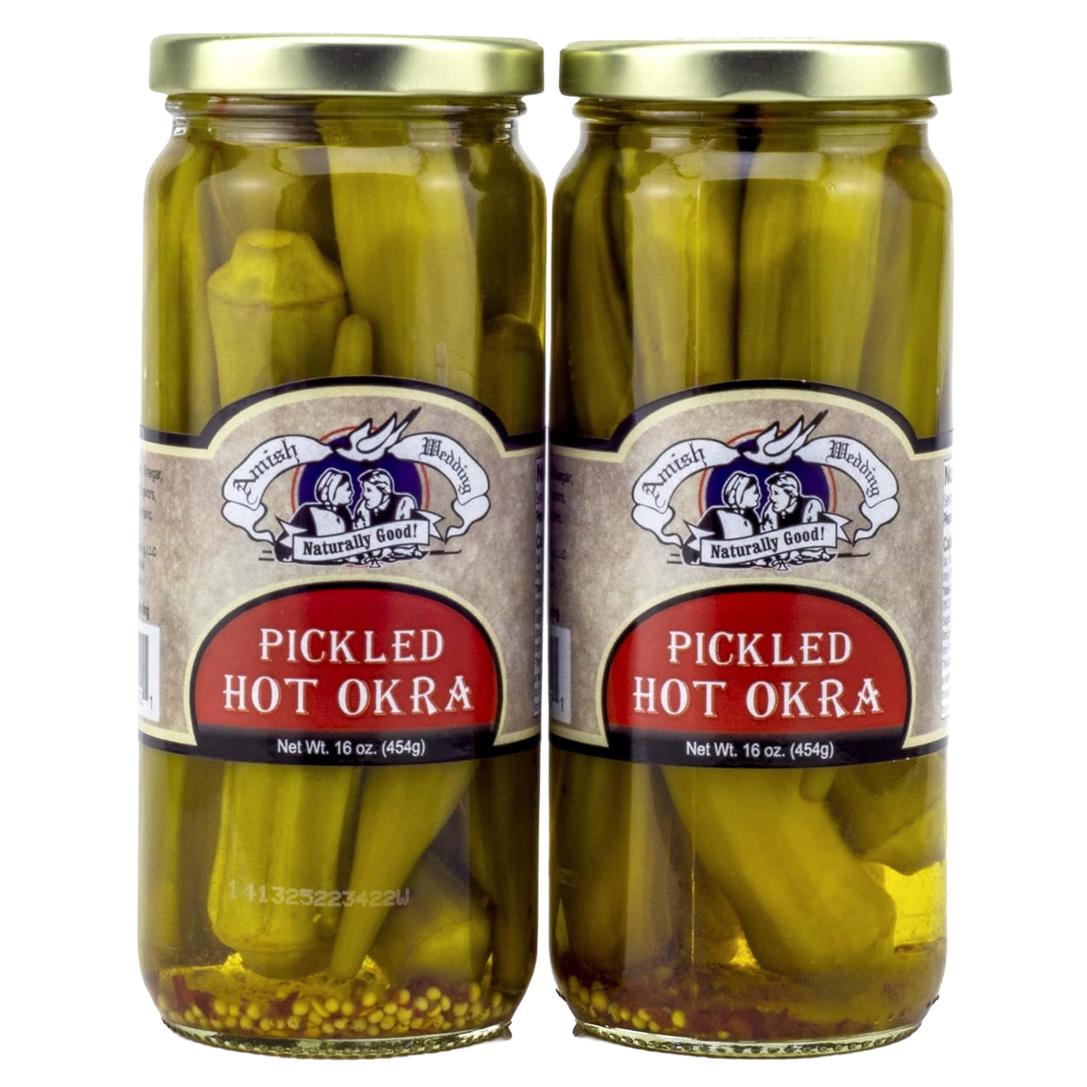 Pickled Hot Okra - 2 Jars