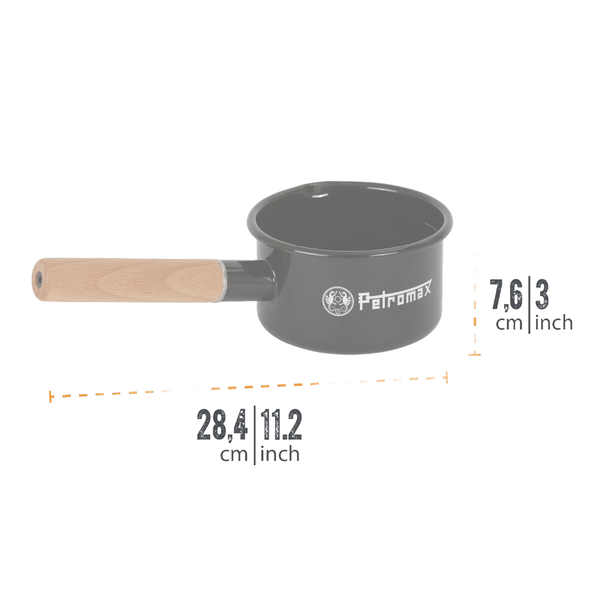 Petromax Enamel Pan for Outdoor Cooking