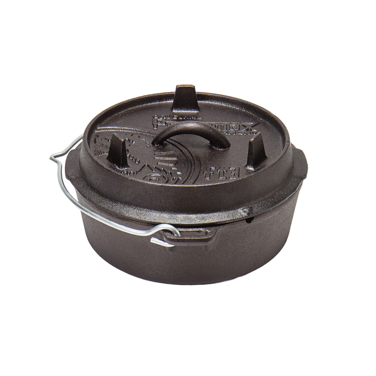 Petromax Cast Iron Dutch Oven with Flat Base