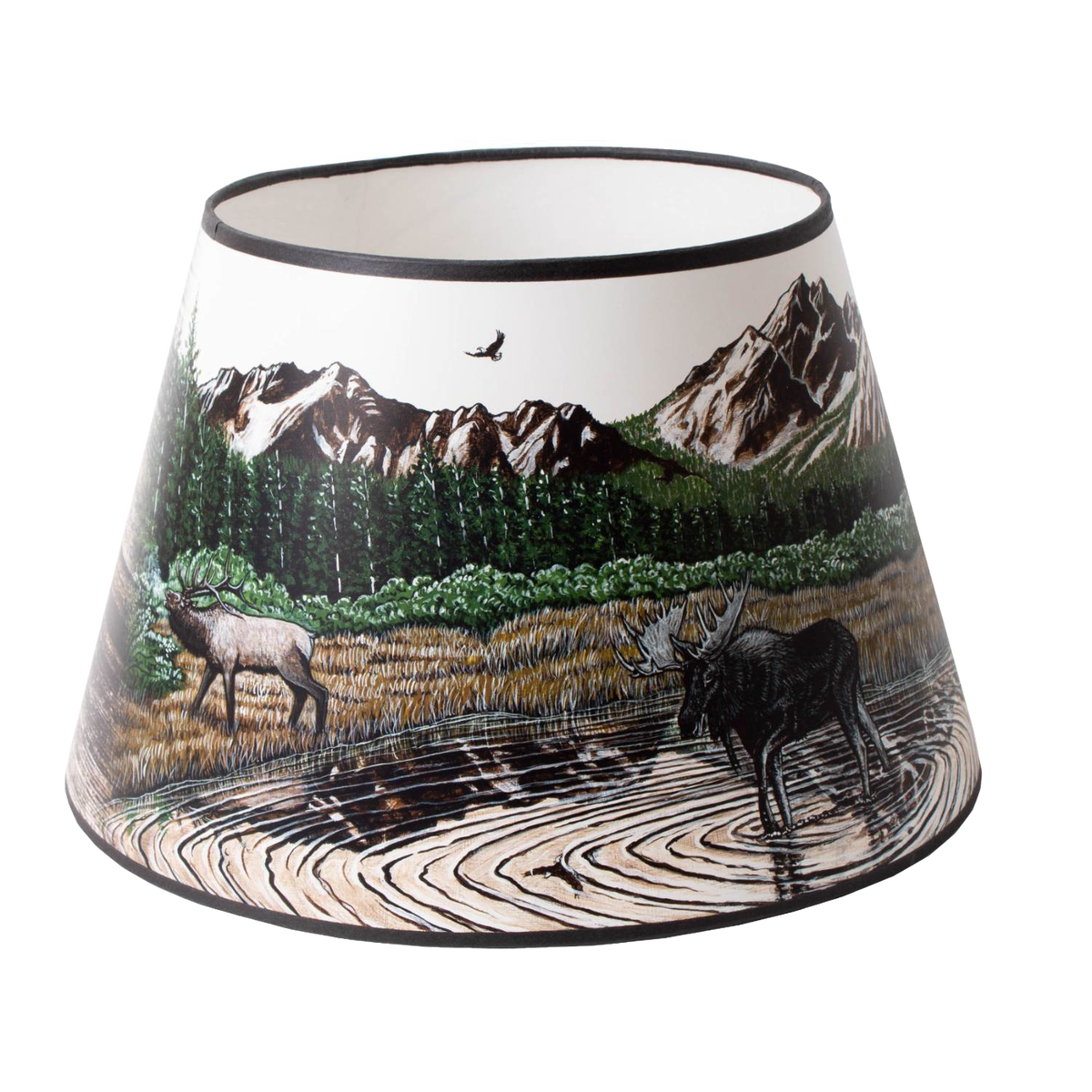 Aladdin Rocky Mountain High Parchment Oil Lamp Shade
