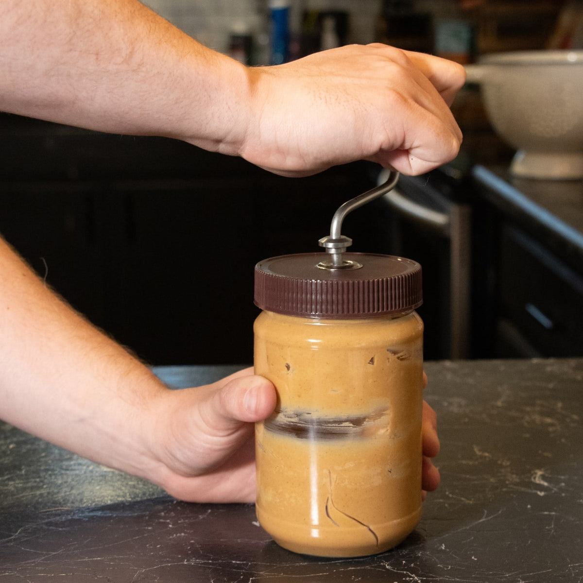 Old Fashioned Peanut Butter Stirrer