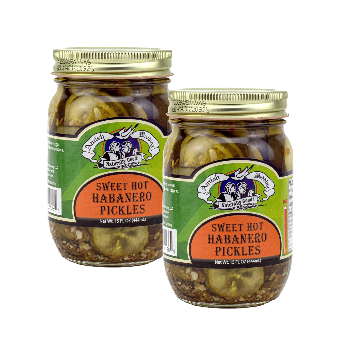 Sweet Hot Habanero Pickles