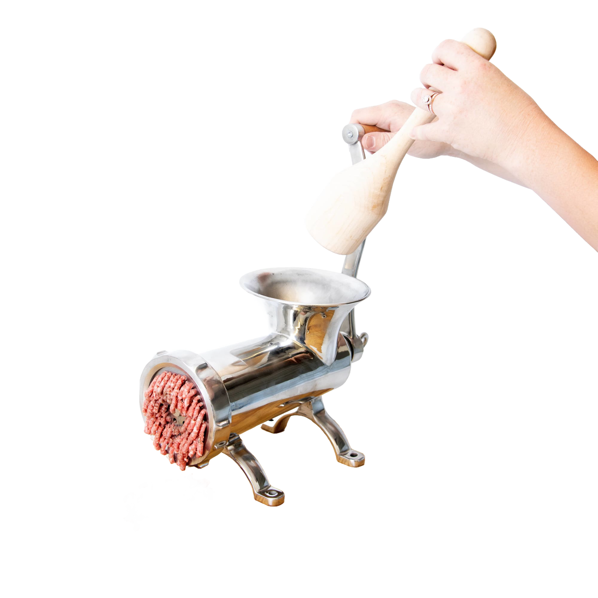 Wooden Stompers for Meat Grinders
