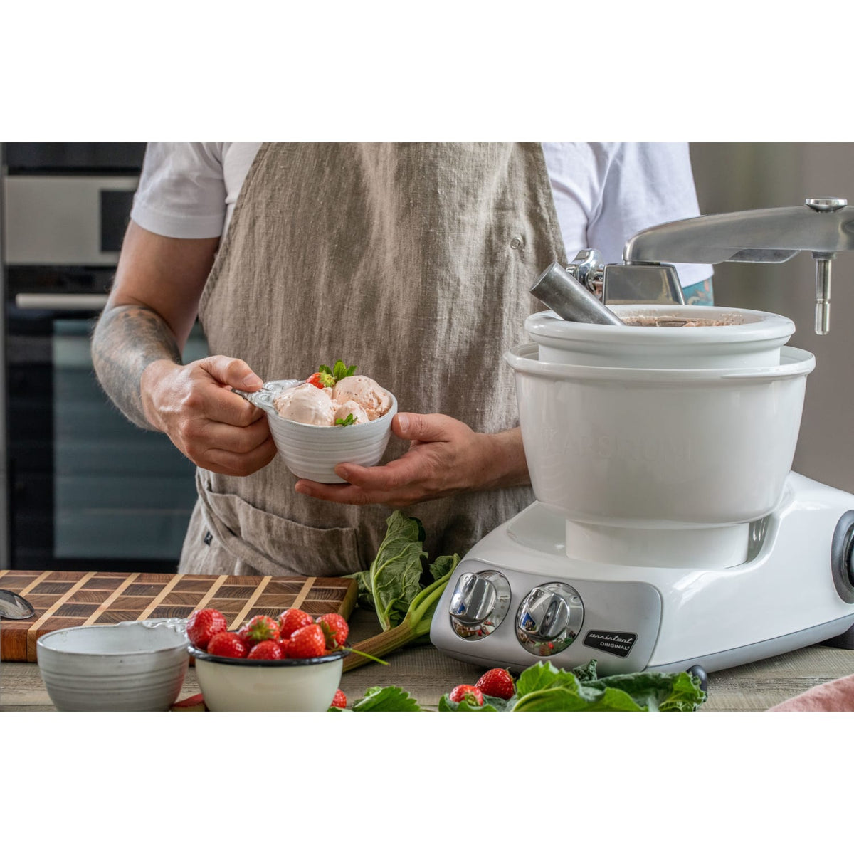 Ankarsrum Ice Cream Mixer Attachment for Stand Mixer