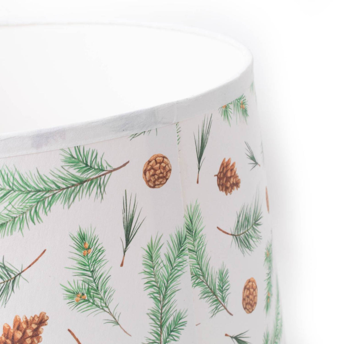 Aladdin Pine Bough Lamp Shade - Parchment - 12"