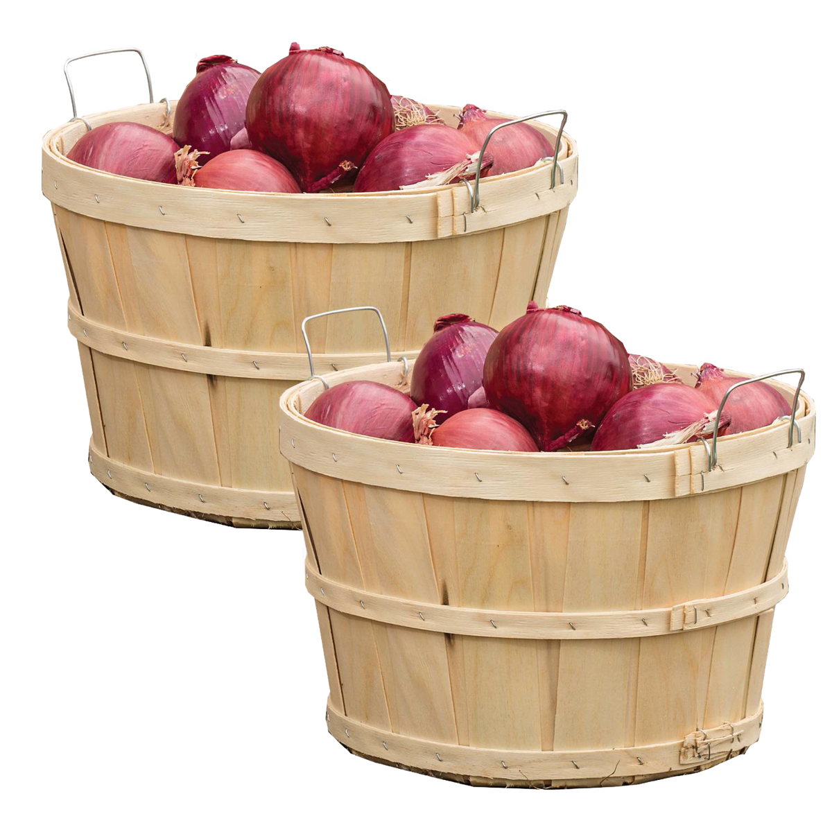 Old-Time Poplar Half Bushel Baskets