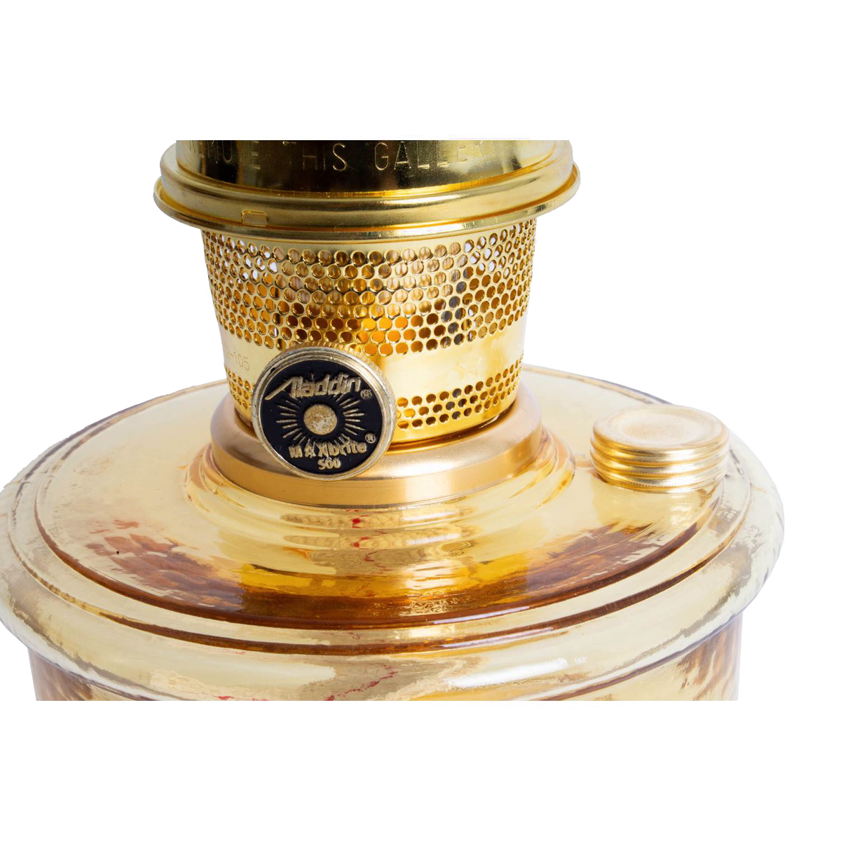 Aladdin Amber Regency Wall Oil Lamp
