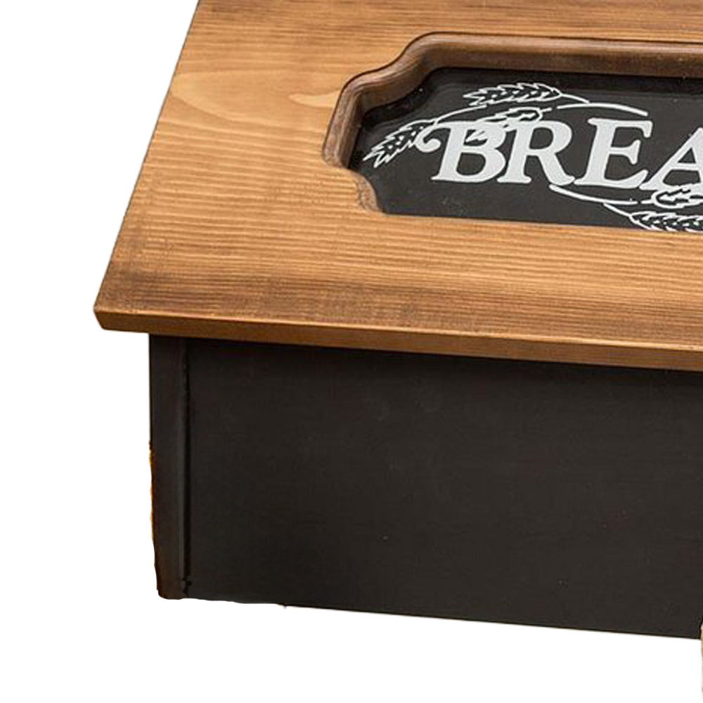 Pine Hinged Bread Box